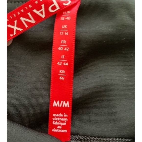 Spanx Camouflage Black And Gray Mid Rise Athletic Leggings Size Medium - Picture 3 of 4